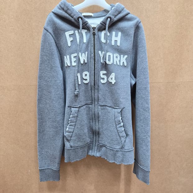 아베크롬비 머슬핏 기모 후드집업