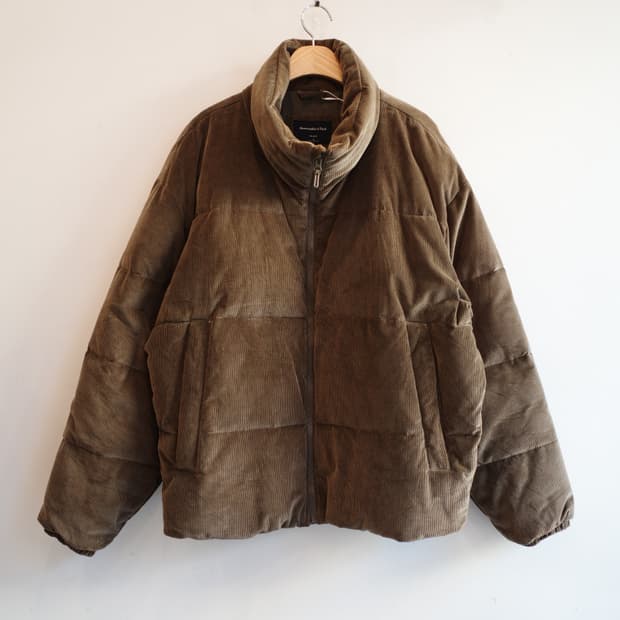 Abercrombie & Fitch 아베크롬비 코듀로이 패딩
