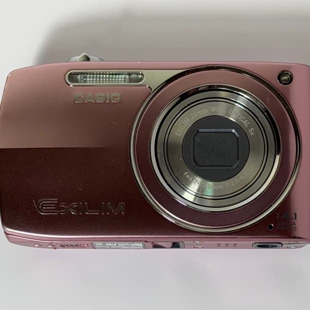 카시오 엑슬림 z2000 핑크 디카