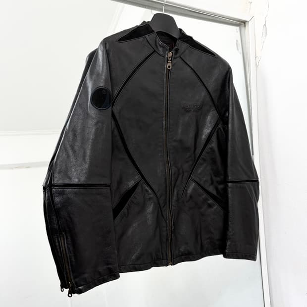 리바이스 소가죽 스웨이드 패널 자켓