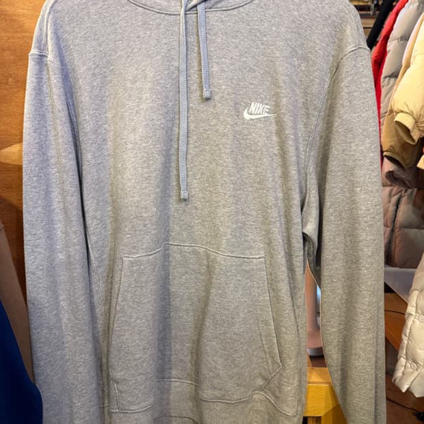 나이키 그레이 후드티