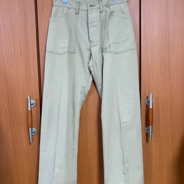 [OUTSTANDING] 아웃스탠딩 헤링본 퍼티그 팬츠 32사이즈