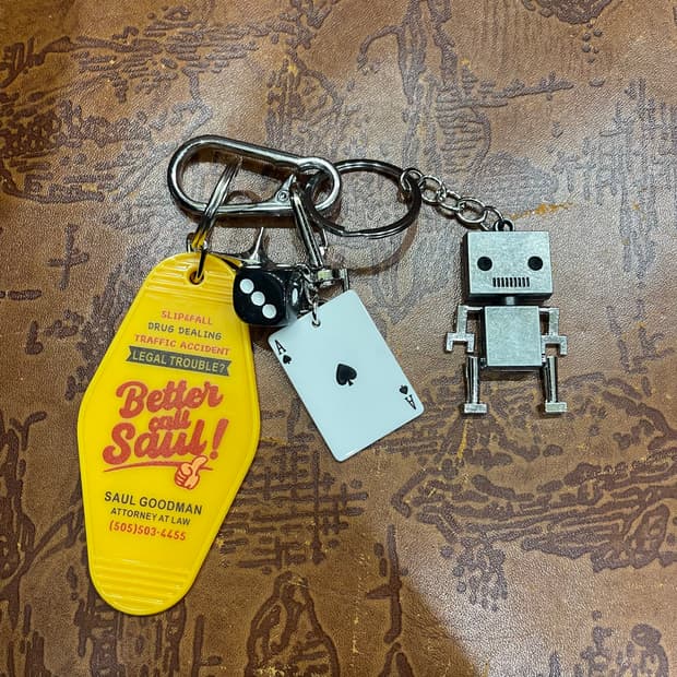 레트로 빈티지 아메리칸 키링