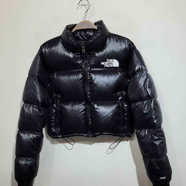 (M) 노스페이스 눕시 숏패딩 점퍼 블랙 700 다운자켓 