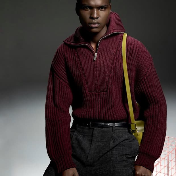 자라 맨 에디션 2024  하이넥집업 니트