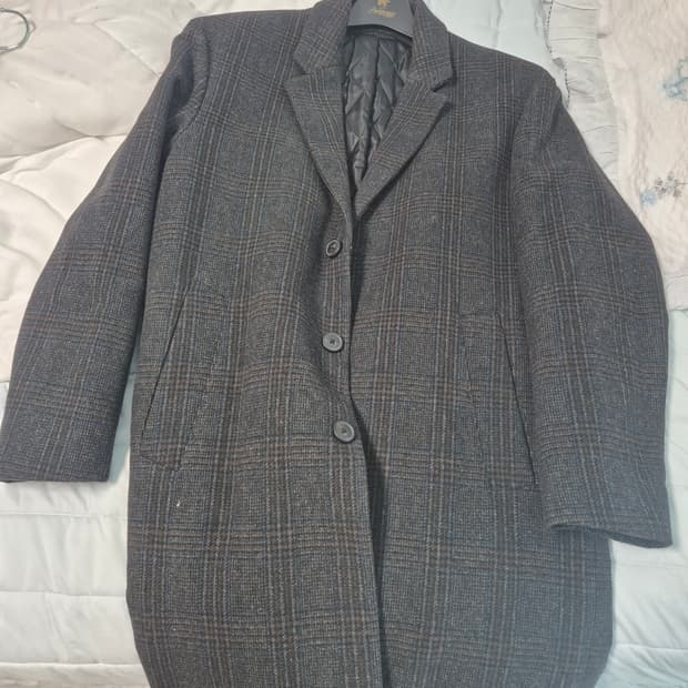 TATE 체크 코트 95