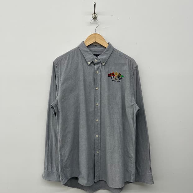 폴로 랄프로렌 그레이 긴팔 셔츠 남L