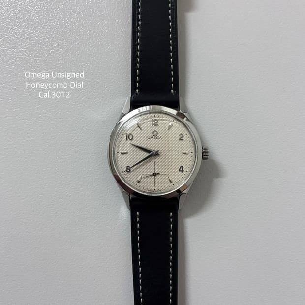 Omega Unsigned Honeycomb Dial Cal.30T2