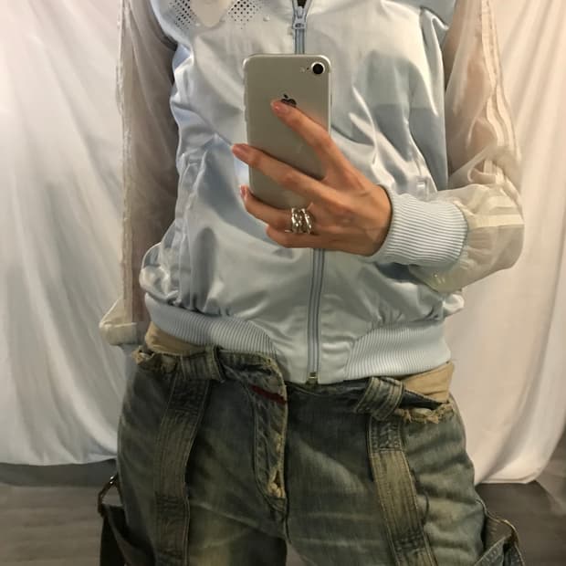 Adidas See-through zipup
