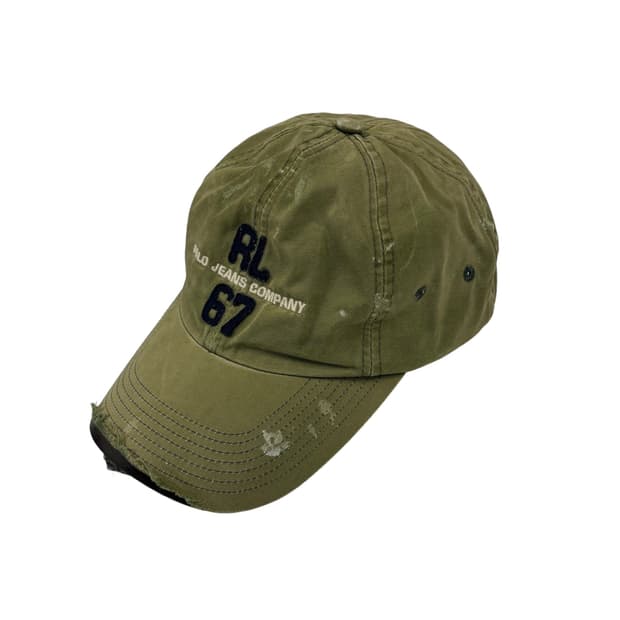 폴로 진스 데미지 볼캡