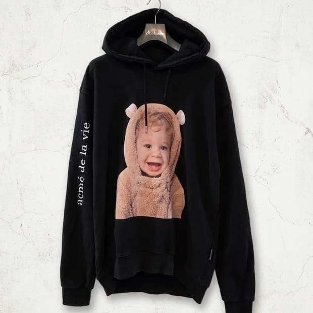 아크메드라비 후드티 아동 모델 프린트 110