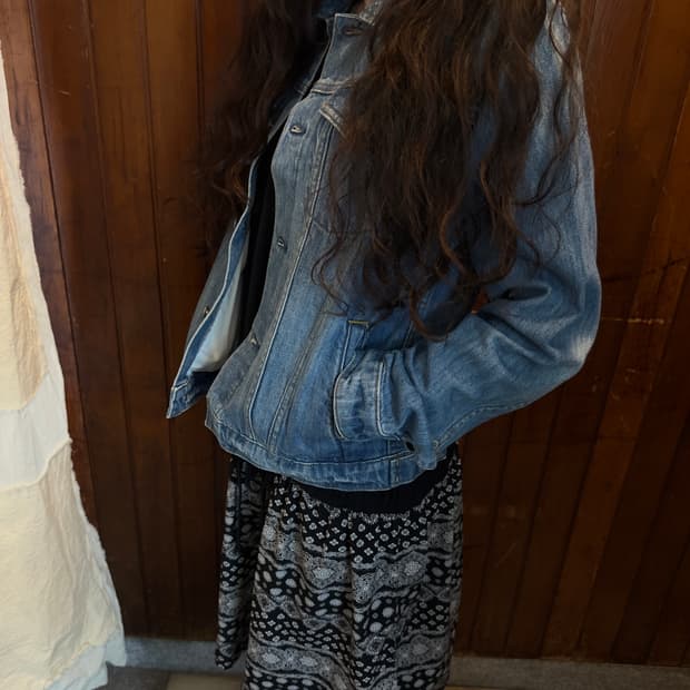 earth music denim jacket