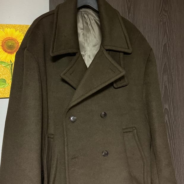 WMC 울 피코트 카키 L