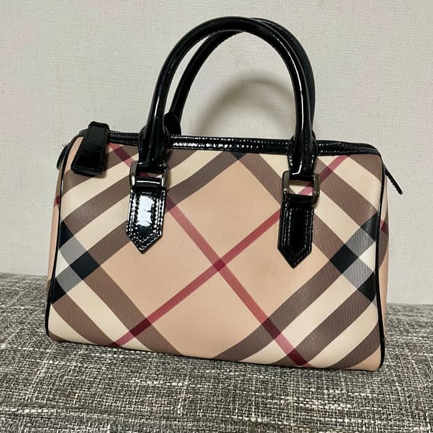 버버리 노바체크 미니 보스턴백 정품