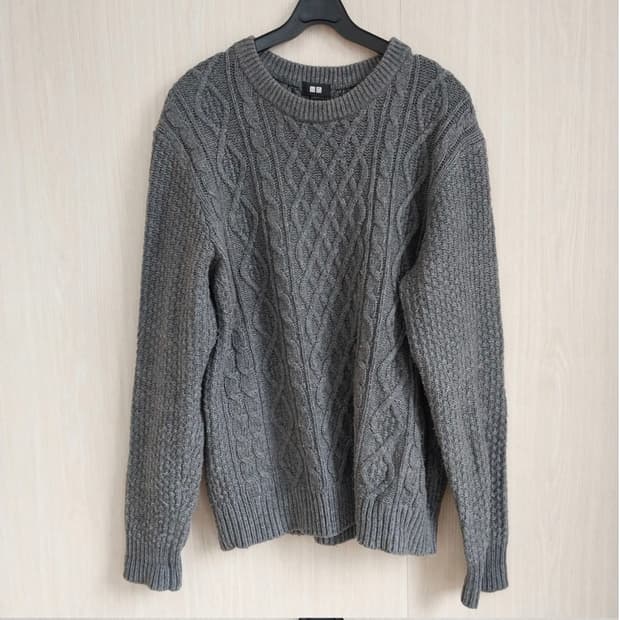 유니클로 울 니트 / 유니클로 꽈배기 니트 / 유니클로 니트