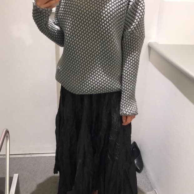 이세이미야케 버블 3D 티셔츠 탑