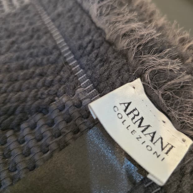 아르마니 콜레지오니  투톤 그레이  머플러