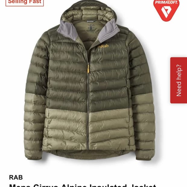 rab 시러스 알파인 자켓