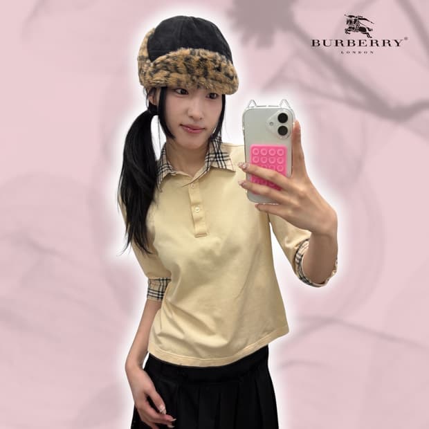 버버리 노바체크 카라티