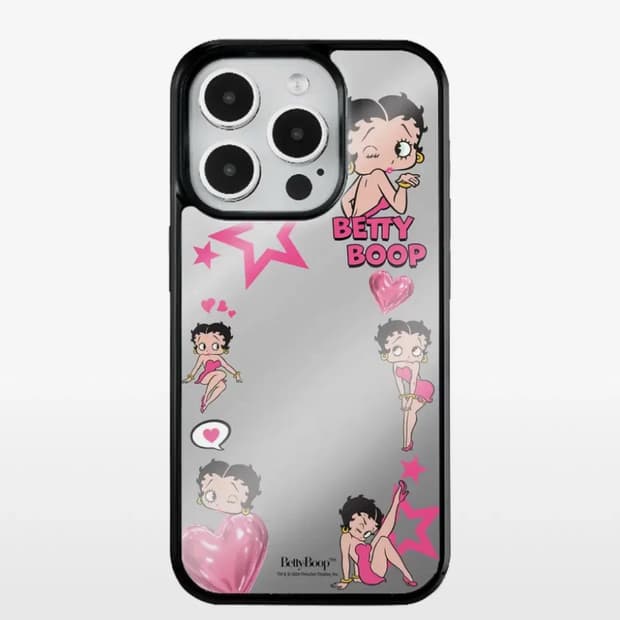 아이폰 14pro 폰케이스 베티 얼빈캔버스 미러케 이스 새상품