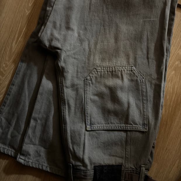 [4] 폴리테루 고시마 데님 dyed blue gray