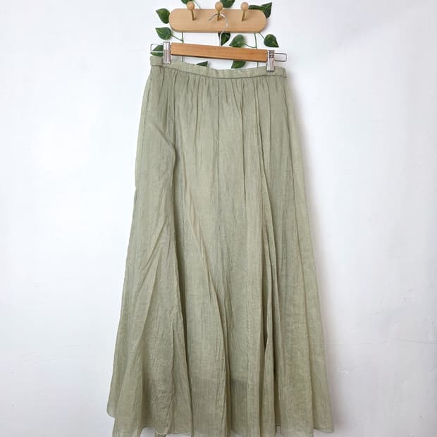 여리핏 그리너리 롱스커트