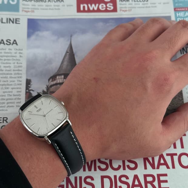 세이코 Seiko 쿼츠 스노우 스퀘어