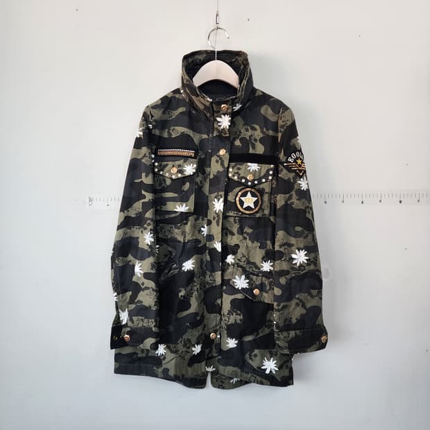 에고이스트 밀리터리 카모플라쥬 야상 자켓