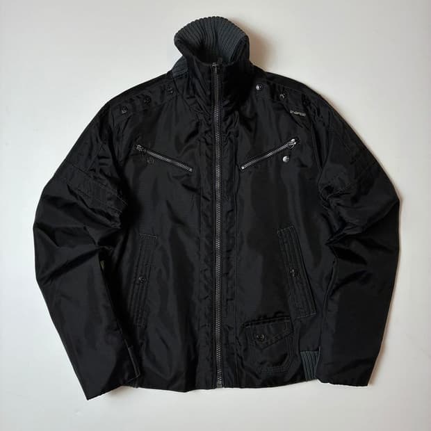 ENERGIE 이태리 더블 집 페이드 바이커 자켓 PN8822