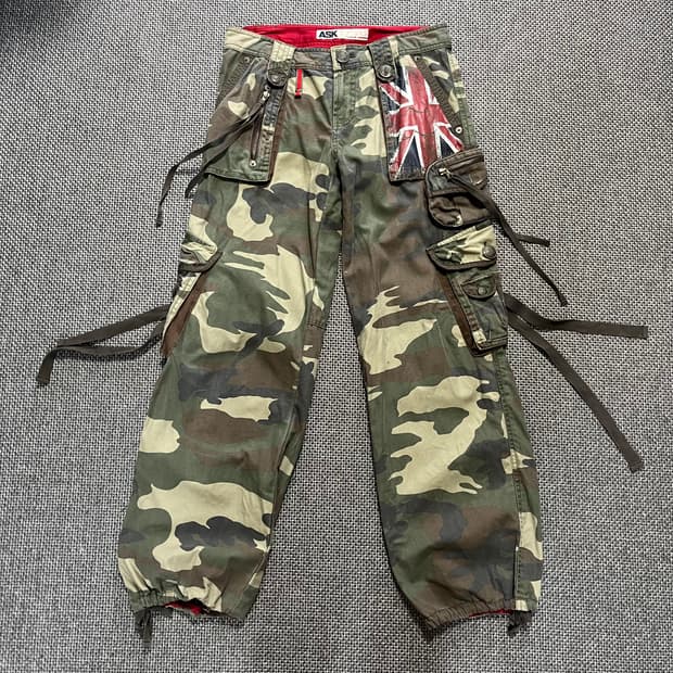 vintage ask 카모 카고 새깅 팬츠 초추천!!!