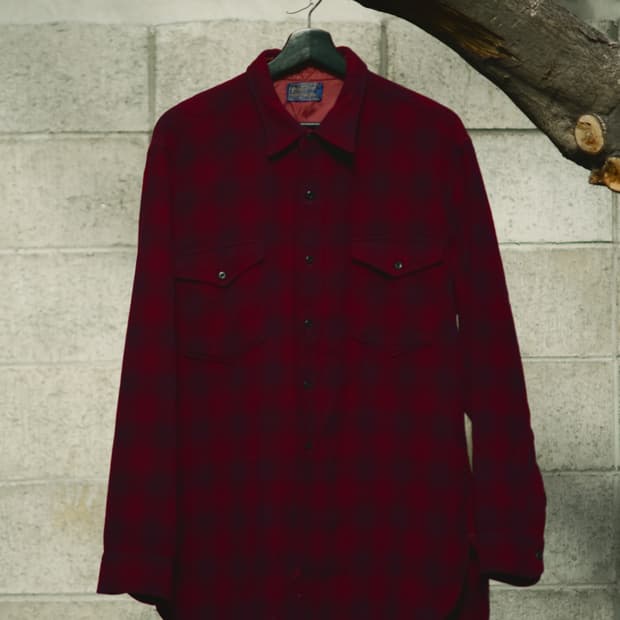 60s Pendleton 울 플란넬 셔츠