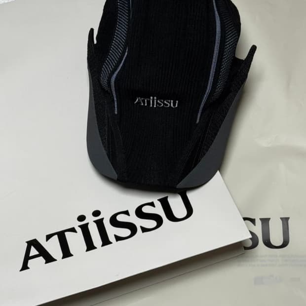 Atissu 숏플라 캡 BK 블랙(새 상품) 남여 공용