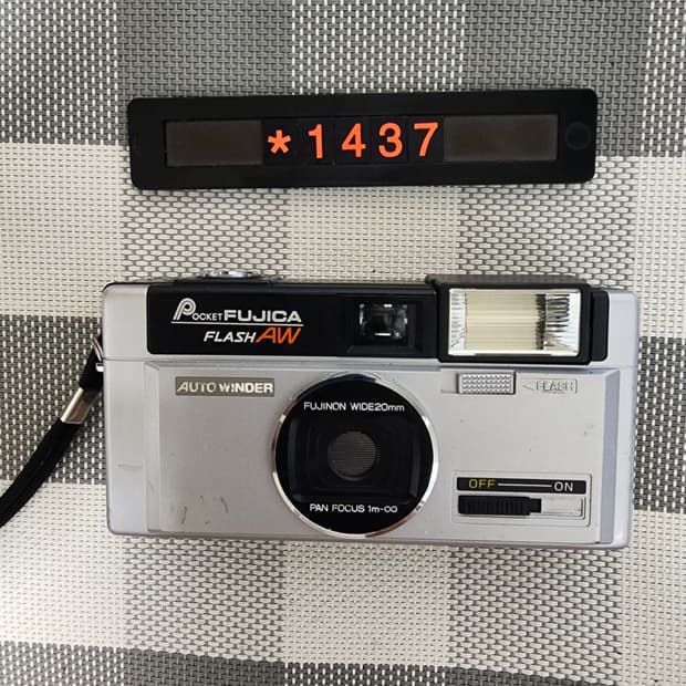 후지카 포켓 플래시 Aw 필름카메라 110mm 전용