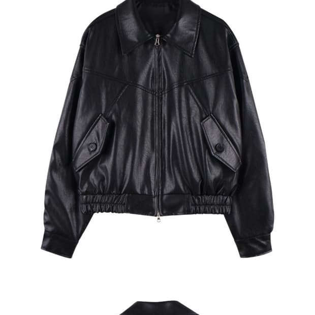 에잇데이즈어위크 레더자켓 가죽자켓 블루종 단종