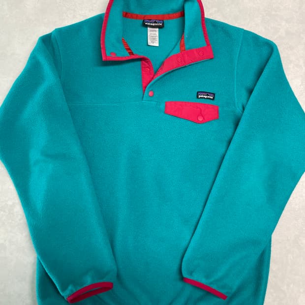 파타고니아 신칠라 터콰이즈 핑크 여성 M 헤비웨이트