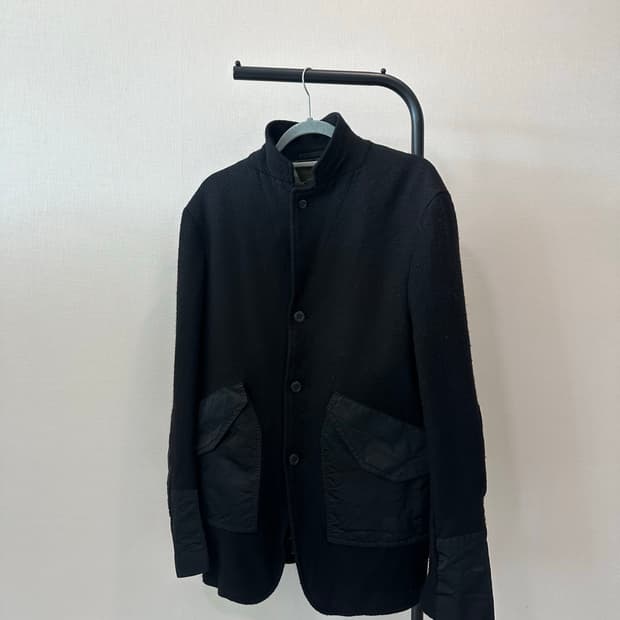 꼼데가르송 옴므 2016 나일론 포켓 울 블레이져