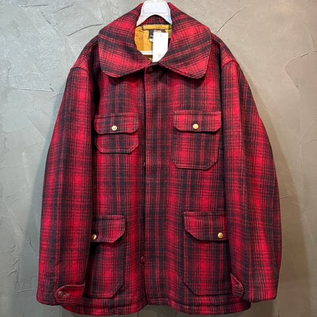 [44] WOLLRICH 울리치 40‘s 매키노 헌팅 울 자켓