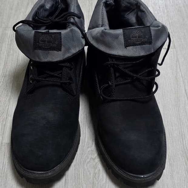 [250~255]팀버랜드 6인치 블랙 롤탑부츠