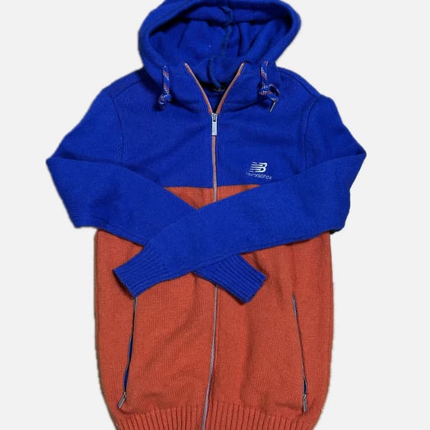 뉴발란스 후드 니트 집업