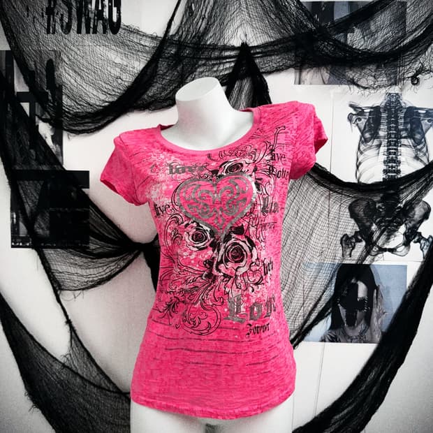 00s graphic printing halfsleeve