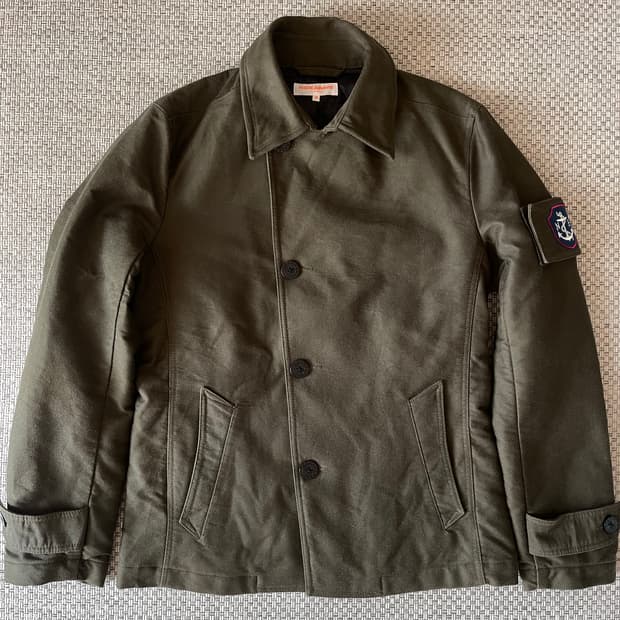 HIDE AWAYS NICOLE 올리브 밀리터리 자켓 M