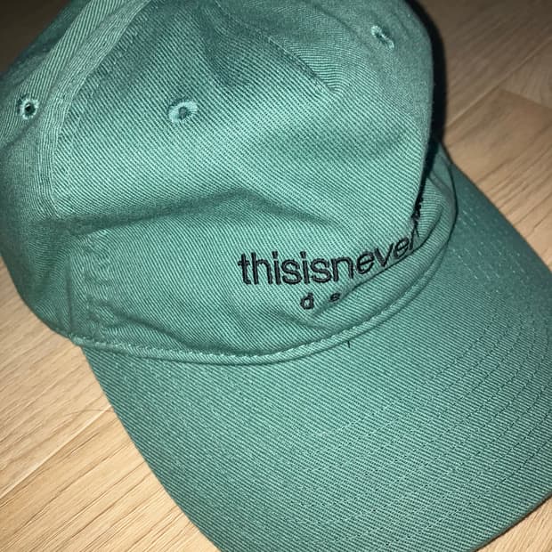 디스이즈네버댓 디네댓 볼캡 그린
