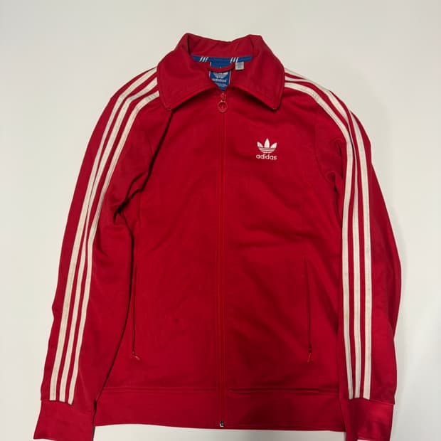 공용 희귀!! 아디다스 레드 유로파 트랙 삼선 져지 S~ M