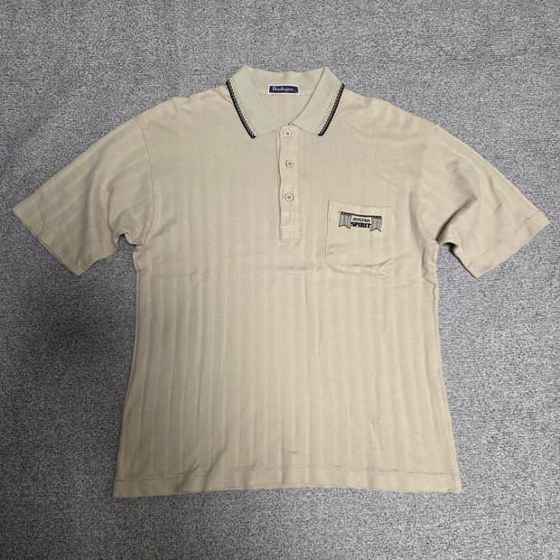 일본제 Boulogne 카라넥 반팔 티셔츠 L(100)