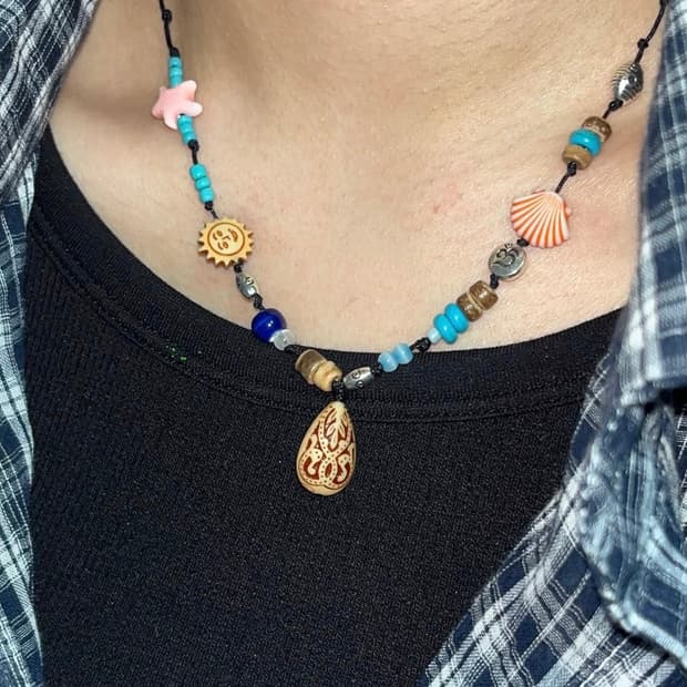 bohemian necklace _ 비즈목걸이