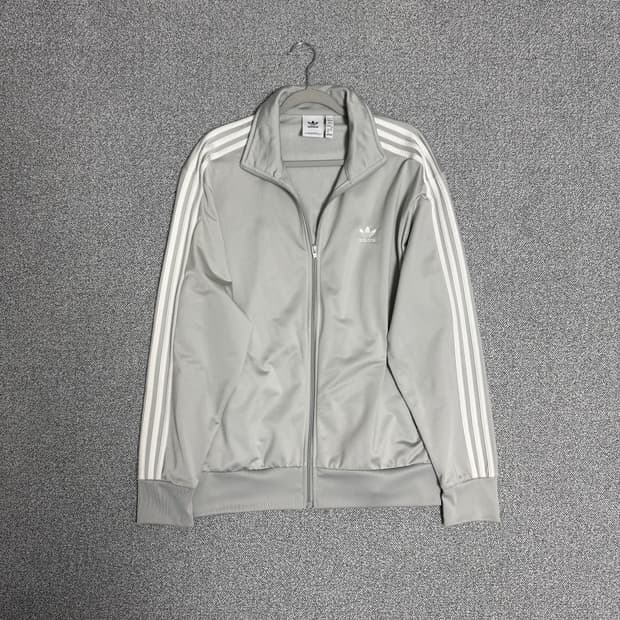 아디다스 파이어버드 져지 그레이 2XL 트랙탑 실버