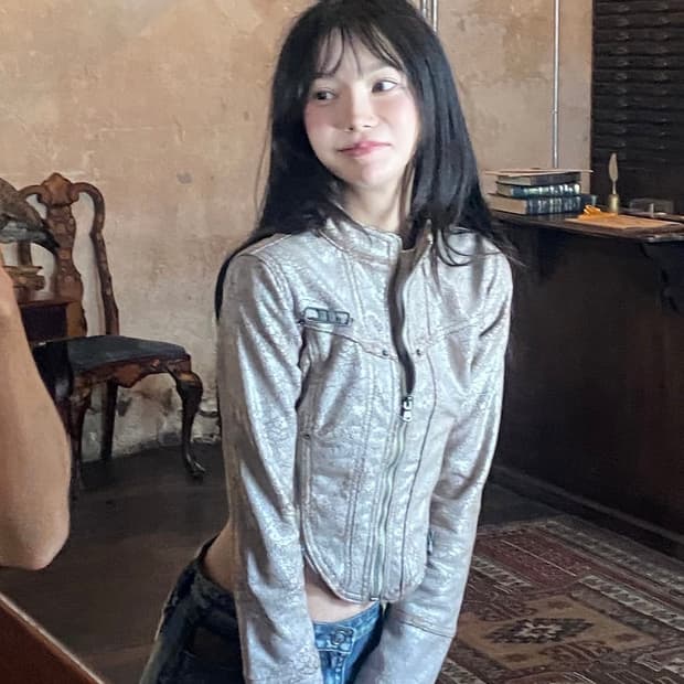 제이디드런던 레더 자켓