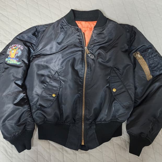 [XL] 90s 빈티지 카멜 프로모 MA-1 봄버 자켓