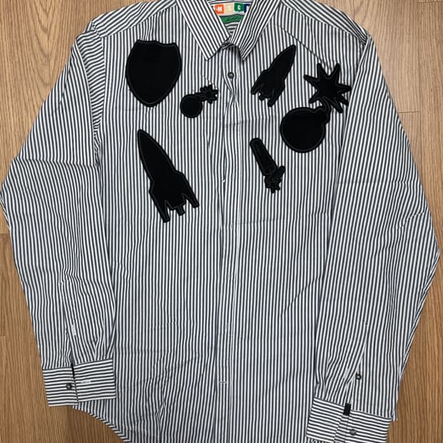 MSGM 스트라이프 셔츠 M
