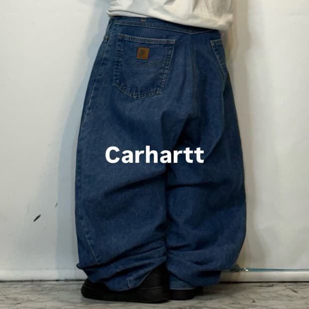 디엠 빈티지 칼하트 데님팬츠